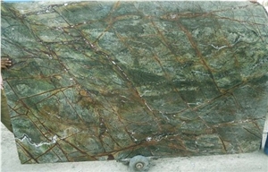 Rain Forest Green Marble, Bidasar Green Marble Slabs