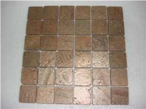 Copper Slate Mosaic, Brown Slate Mosaic