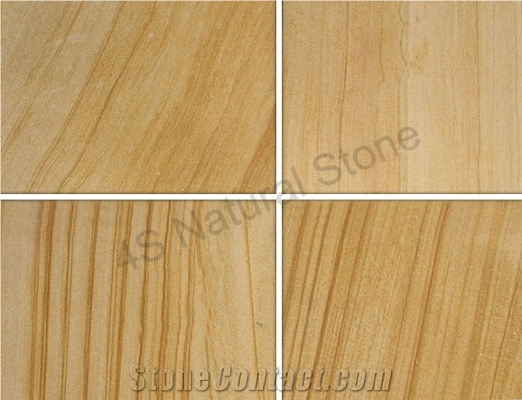 Teakwood Sandstone, India Beige Sandstone Slabs & Tiles