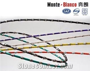 Monte-Bianco Diamond Wire Saws Stone Cutting Quarrying Diamond Wire Saw Tools