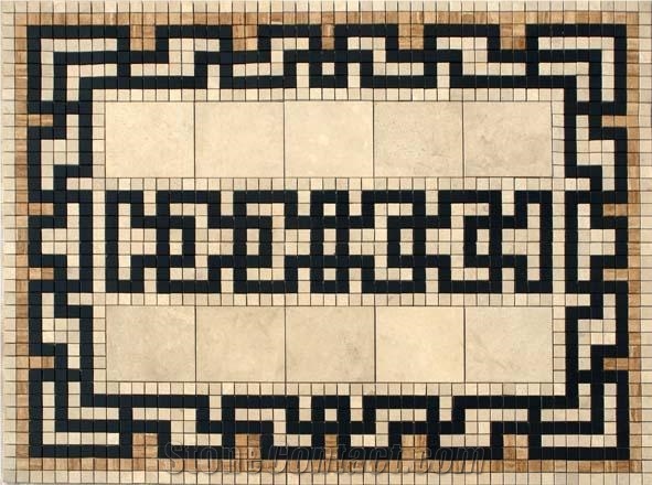 Carpet Floor Mosaic Medallion