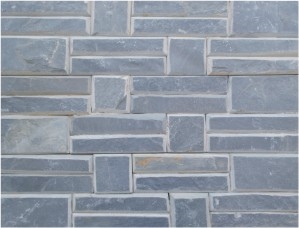 Bevelled Edge Panels, Blue Slate Cultured Stone