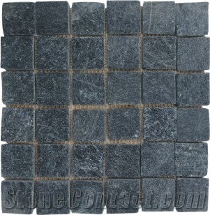 Black Quartzite Mosaic