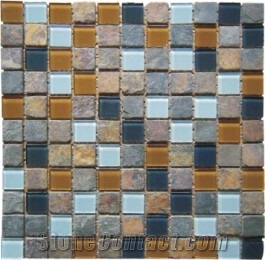 Glass and Slate Mosaic