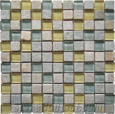 Glass and Slate Mosaic