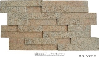 Granite Wall Cladding Tiles, G682 Yellow Granite Wall Cladding