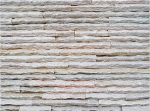 Hill Stone - Grooved Stone Fro Walling, Beige Quartzite Cultured Stone