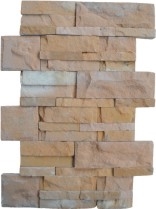 S Shape Panels, Yellow Sandstone Cultured Stone