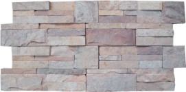 S Shape Panels, Pink Sandstone Cultured Stone