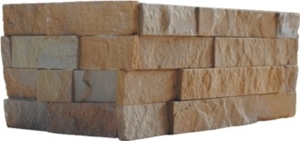 Sandstone Ledge Stone Corner, Red Sandstone Ledge Stone