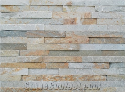 Shadow Stone Ledge Stone Wall Panels CS-14S, Beige Slate Ledge Stone