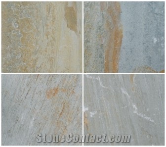 Slate Tiles Slabs ST-013, China Grey Slate