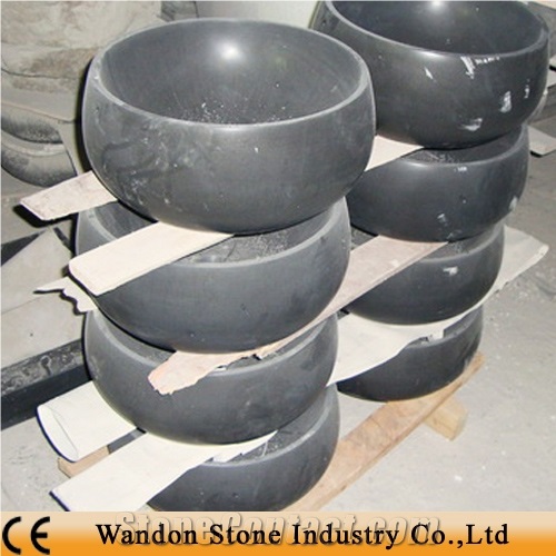 Basalt Stone Wash Basins, Zhangpu Black Basalt Wash Basins