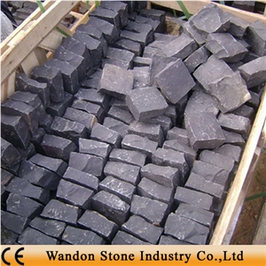 Black Cube Stone, G684 Black Basalt Cube Stone