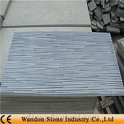 Chiseled Basalt Stone Wall Panel, Gray ,esite Hainan Grey Basalt Wall Panel