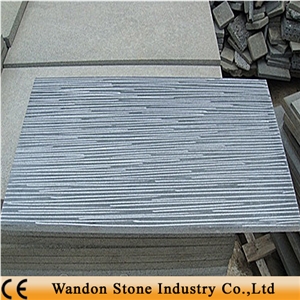 Grey Basalt Natural Stone Wall Panel, Hainan Grey Basalt Wall Panel