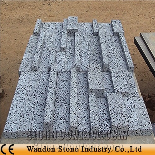 Lavastone Panel, Hainan Grey Basalt Cultured Stone
