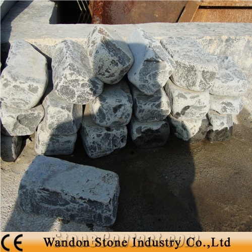 Tumbled Paving Stone, Black Basalt Paving Stone
