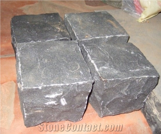 Zhangpu Black Cube, Cobble Stone, Zhangpu Black Basalt Cobble Stone
