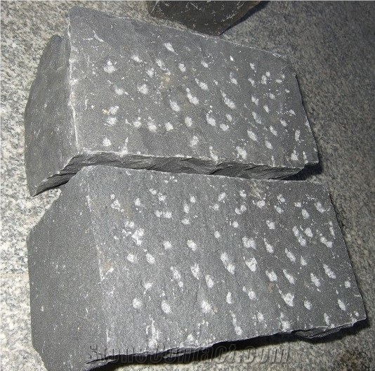 Zhangpu Black Cube, Cobble Stone, Zhangpu Black Basalt Cobble Stone