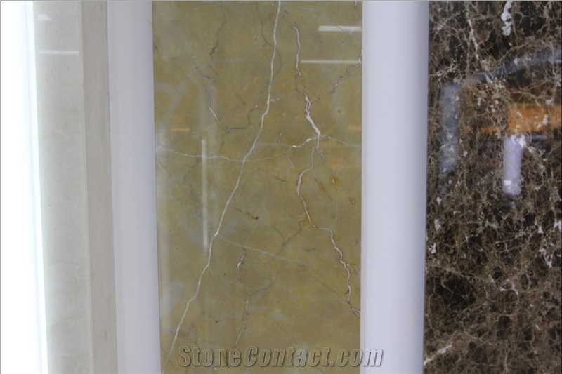 Amarillo Mares, Spain Yellow Marble Slabs & Tiles