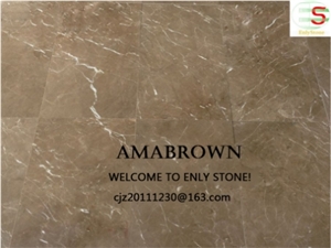 Ama Brown, China Brown Marble Slabs & Tiles