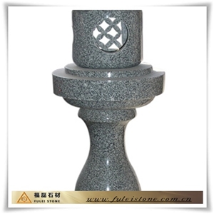 Dark Grey Granite Lanters, Padang Dark Grey Granite Lanterns, Lamps