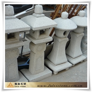 Stone Granite Lanters, Grey Granite Lanterns, Lamps