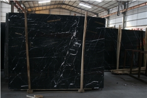 China Nero Marquina Marble Slabs