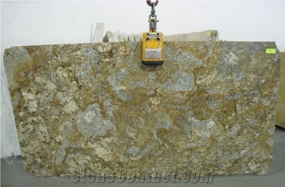 Golden Sienna Granite, Brazil Yellow Granite Slabs & Tiles