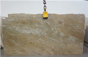 Ivory Chiffon, India Yellow Granite Slabs & Tiles