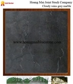 Cloudy Veins Vietnam Grey Marble, Black Marble Slabs