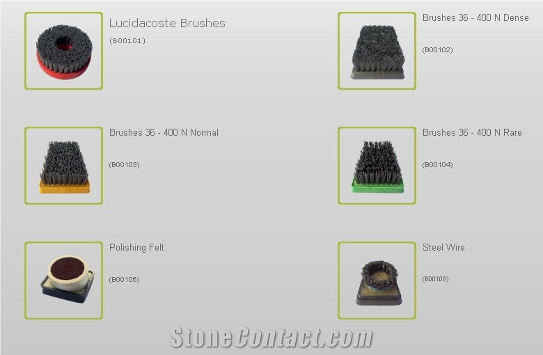 Lucidacoste Brushes, Stone Brushes
