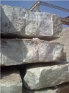 Afghan White Onyx Stone Block