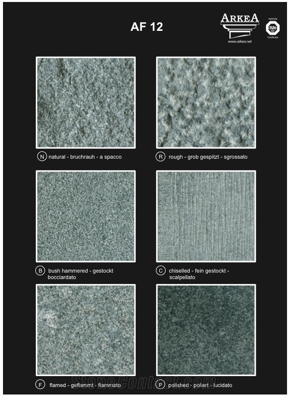 Monte Verde Granite AF 12, Italy Green Granite Slabs & Tiles