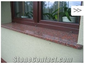 New Ruby Red Granite Exterior Window Sills India Red Granite From