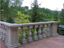 Parkoszowice Sandstone Balusters and Posts, Grey Sandstone