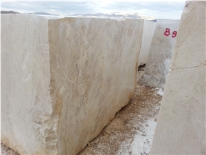 Cream Picasso Beige Marble Block, Turkey Beige Marble