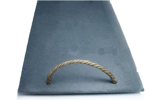 Slate Tray with Handles, Black Slate Handles