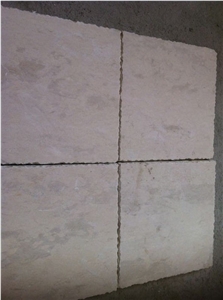Chiseled Vratza Limestone Tiles, Bulgaria Beige Limestone