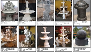 Handcarved Fountains