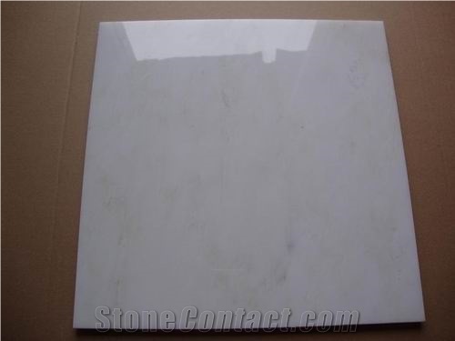 High Polished Pure Crystal Thassos White Marble Slabs for Project