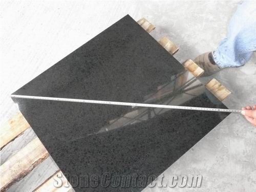 Polished G684 Black Basalt Tile(low Price)