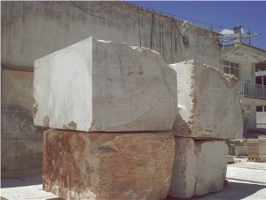 Beige Marble Block