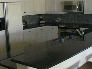 Granite Kitchen Countertop, Absolute Black Granite