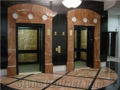 Elevator Surround StoneLite Lamineted Stone Panel