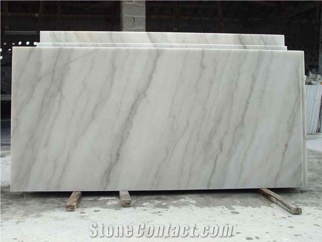 Chinese White Marble Slab - 240upx150upx2cm - $23.