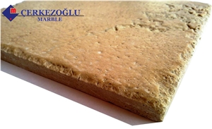 Medium Travertine Chiselled & Patinato Slabs Tiles