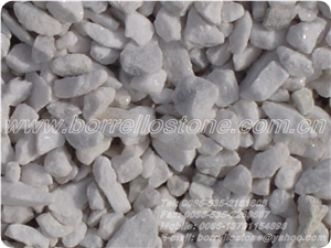 Pure White Marble Gravel