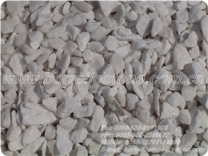 Pure White Marble Gravel